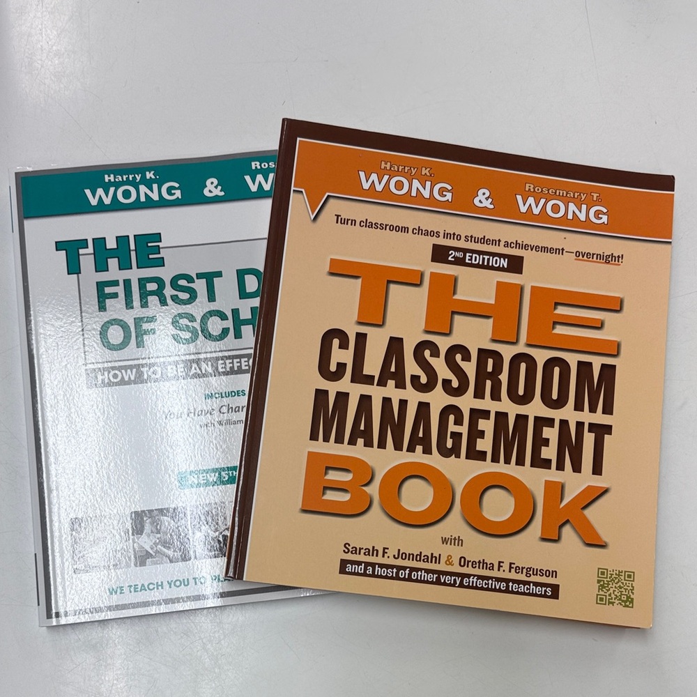 Set of 2 The Classroom Management Book, The First Days of School NEW
